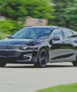 Black Chevy Malibu Diamond Painting