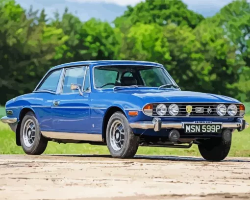 Blue Triumph Stag Diamond Painting