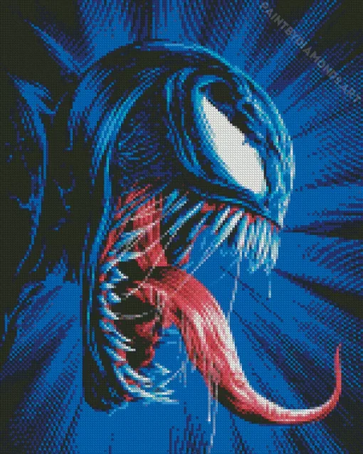 Blue Venom Diamond Painting