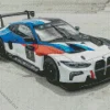 BMW Race Car Diamond Painting