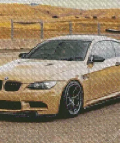 BMW Sand Color Diamond Painting