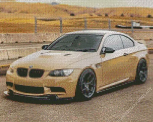 BMW Sand Color Diamond Painting