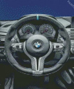 BMW Steering Wheel Diamond Painting