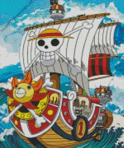 Boat From One Piece Diamond Painting