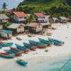 Boats on Beach Diamond Painting