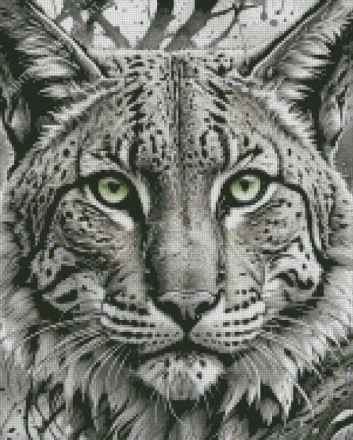 Bobcat Face Diamond Painting