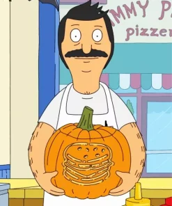 Bobs Burgers Pumpkin Diamond Painting