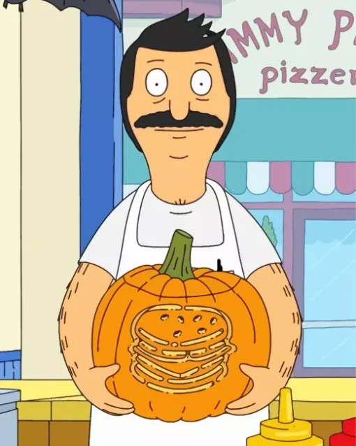 Bobs Burgers Pumpkin Diamond Painting