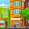 Bobs Burgers Store Front Diamond Painting