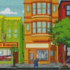 Bobs Burgers Store Front Diamond Painting