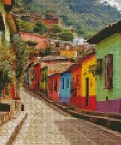 Bogota Colorful Houses Diamond Painting