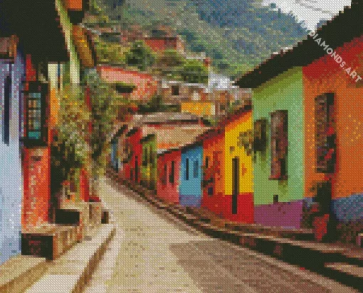 Bogota Colorful Houses Diamond Painting