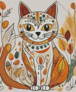 Bohemian Cat Diamond Painting