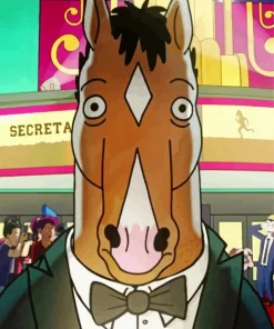 Bojack Horseman In Suit Diamond Painting