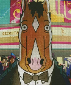 Bojack Horseman In Suit Diamond Painting