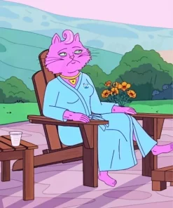 Bojack Horseman Princess Carolyn Diamond Painting