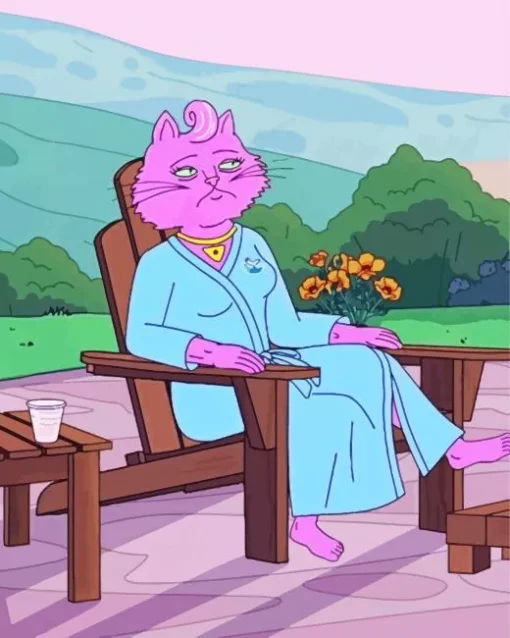 Bojack Horseman Princess Carolyn Diamond Painting