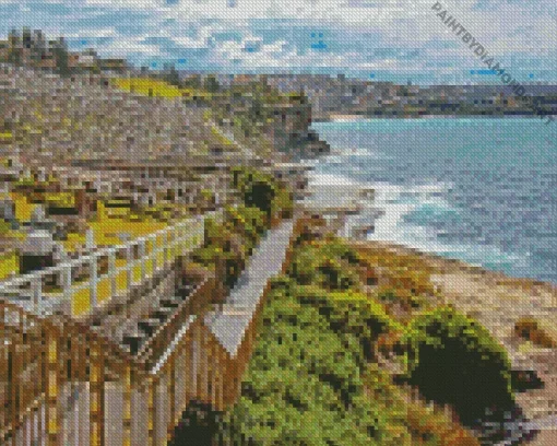 Bondi To Coogee Walk Diamond Painting