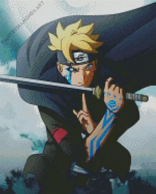 Boruto Uzumaki Diamond Painting