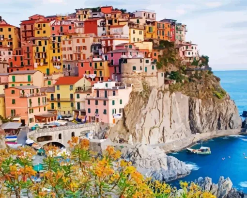 Cinque Terre Italy Diamond Painting