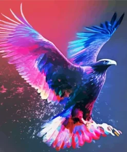 Colorful Bird Flying Diamond Painting