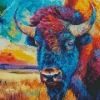 Colorful Buffalo Diamond Painting