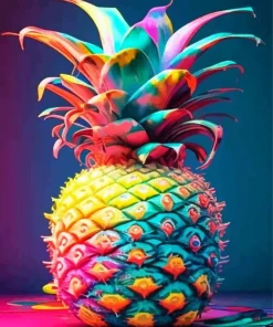 Colorful Pineapple Diamond Painting