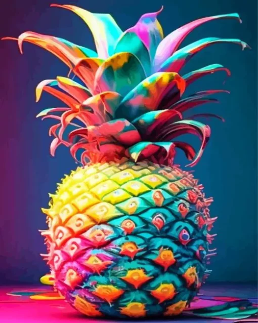 Colorful Pineapple Diamond Painting