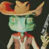 Cowboy Rango Character Diamond Painting