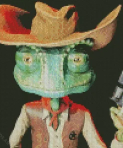 Cowboy Rango Character Diamond Painting