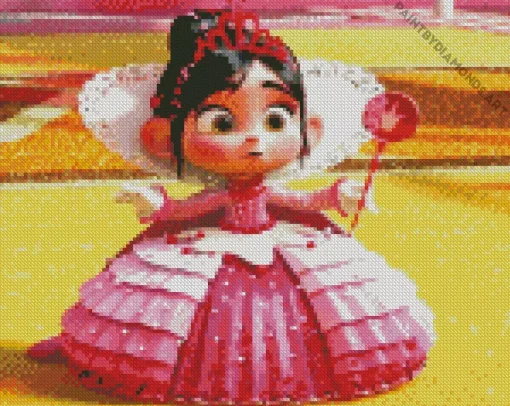 Cute Vanellope Von Schweetz Diamond Painting