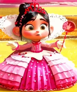 Cute Vanellope Von Schweetz Diamond Painting