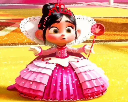 Cute Vanellope Von Schweetz Diamond Painting