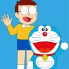 Cute Nobita And Doraemon Diamond Painting