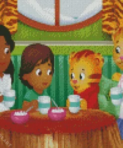 Daniel Tigers Neighborhood Diamond Painting