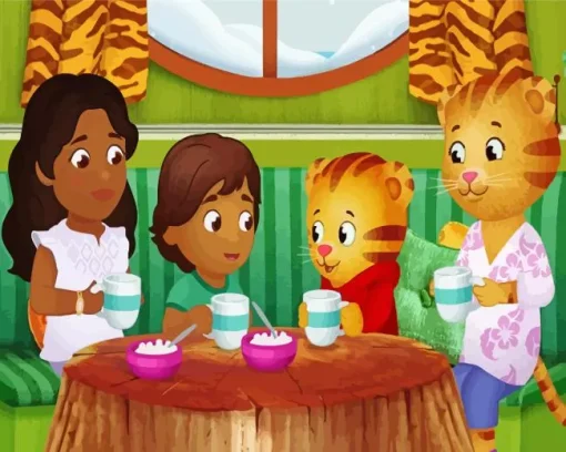 Daniel Tigers Neighborhood Diamond Painting