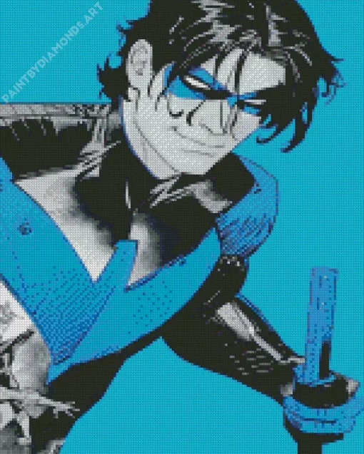 Dick Grayson Nightwing Diamond Painting