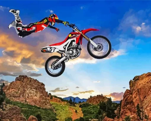 Dirtbike Diamond Painting