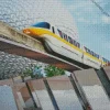 Disney Monorail Diamond Painting