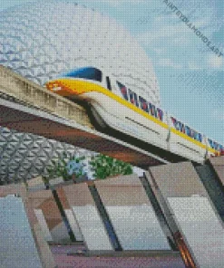 Disney Monorail Diamond Painting