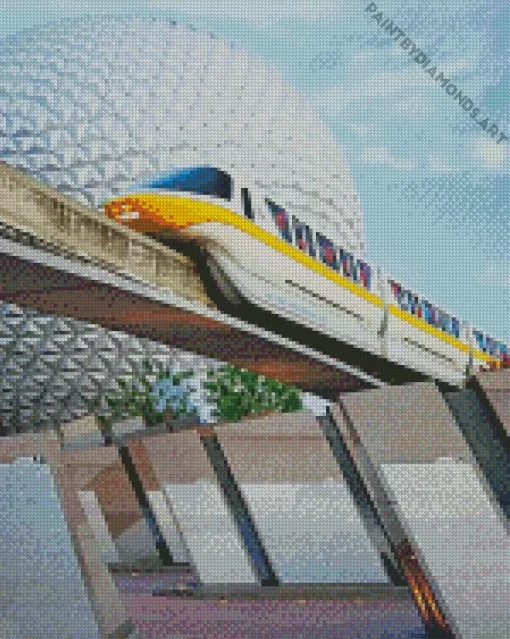 Disney Monorail Diamond Painting