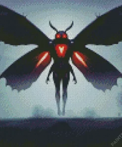 DnD Mothman Diamond Painting