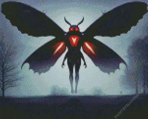 DnD Mothman Diamond Painting