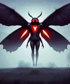 DnD Mothman Diamond Painting