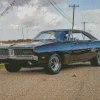 Dodge Charger 69 Black Car Diamond Painting