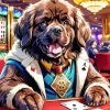 Dog Gambling Art Diamond Painting