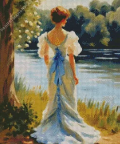 Edwardian Lady Diamond Painting