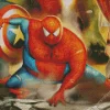 Fat Spiderman Art Diamond Painting