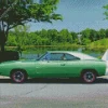 Green Dodge Charger Daytona Diamond Painting