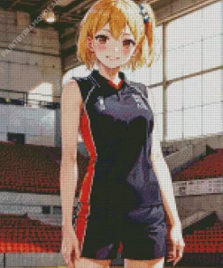 Haikyuu Hitoka Yachi Diamond Painting